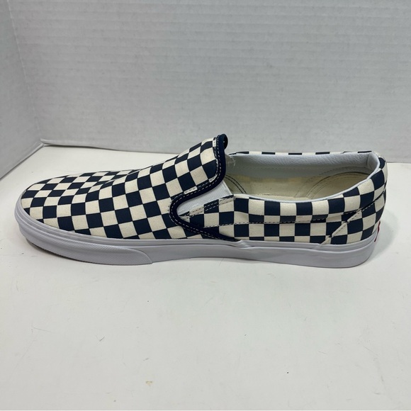 VANS Classic checkerboard print slip on shoes men’s size 13 NWT BLUE - Picture 11 of 16
